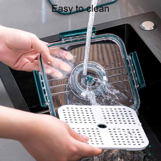 Food Storage Container Square Shape Moist-proof Sealed Design Plastic Kitchen Foods Storage Canisters for Pantry