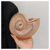 Seashell-Shaped Women's Evening Crossbody Bag - 2024 Summer Trend