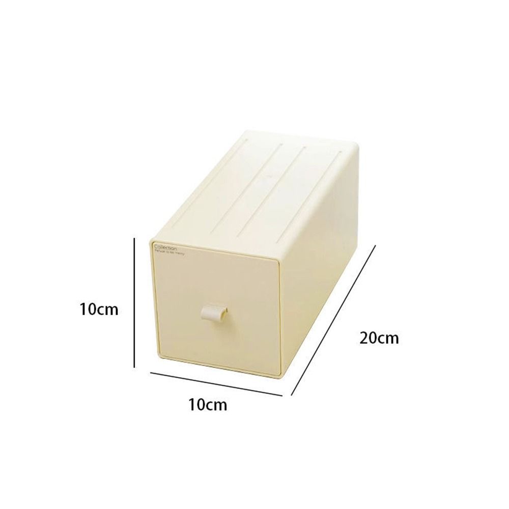Stackable Cosmetic Storage Box Plastic Makeup Storage Container Stationery Storage Box  Office
