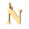 Handmade Stainless Steel English Letter Pendant - Non-Fading Charm