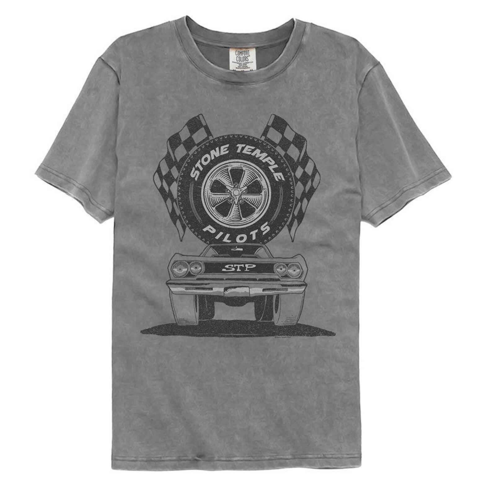 Stone Temple Pilots Car Gray Comfort Colors T-Shirt 2XL