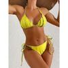 Women Bikini Sexy High Waist Bathing Suit Beach Swimwear Female Summer SwimsuitTrendy Tie Dye Striped Bikini Three Pieces Set Beach Wear,
