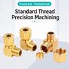 External Thread Compression Tube Fitting 90 Degree Male Elbow Connector Easy Install Tube Elbow