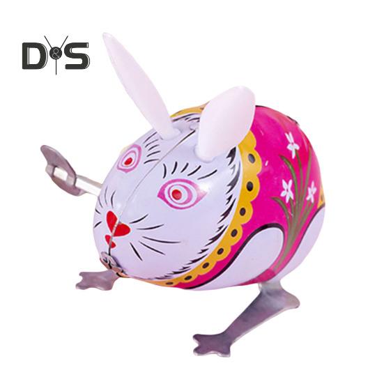 1/4 шт. Заводна іграшка-тварина Ностальгічний вінтаж, діти, дорослі, заводна пружина, металева жаба, що стрибає, півень, щур, кролик, іграшка, сувеніри для вечірок