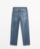 Masimodutti Mid-Waisted Straight Fit Jeans