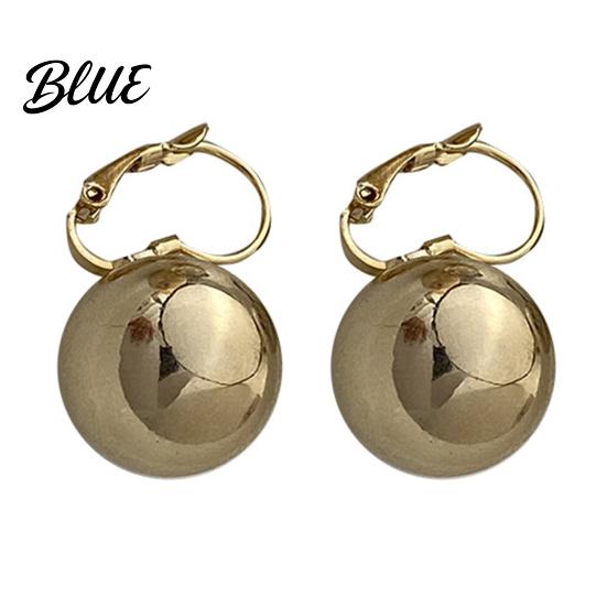 Stylish City Earrings 1 Pair Ball Dangle for Women Metal