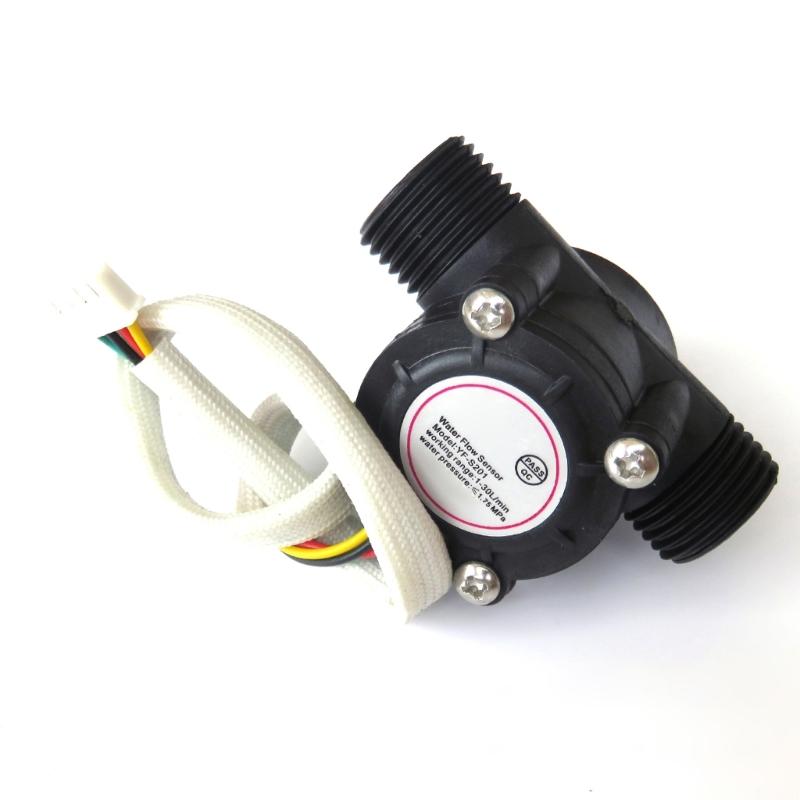 YF-S201 Water Flows Sensors 1.75MPa Flows Sensors 3.5-24V G1/2inch Water Control Liquid Flowmeter Counter Sensors Replacement