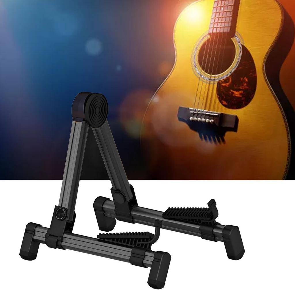 Gitarre A-Rahmenständer Verschleißfest Stabile Leistung Faltbar E-Gitarre A-Ständer Rack für