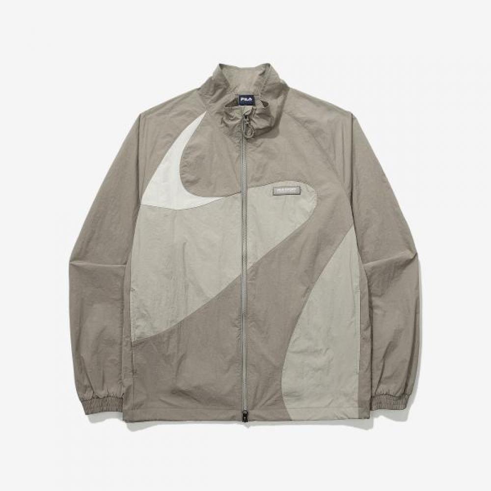 Fila Crinkle Curve Cut Windbreaker Grey/90