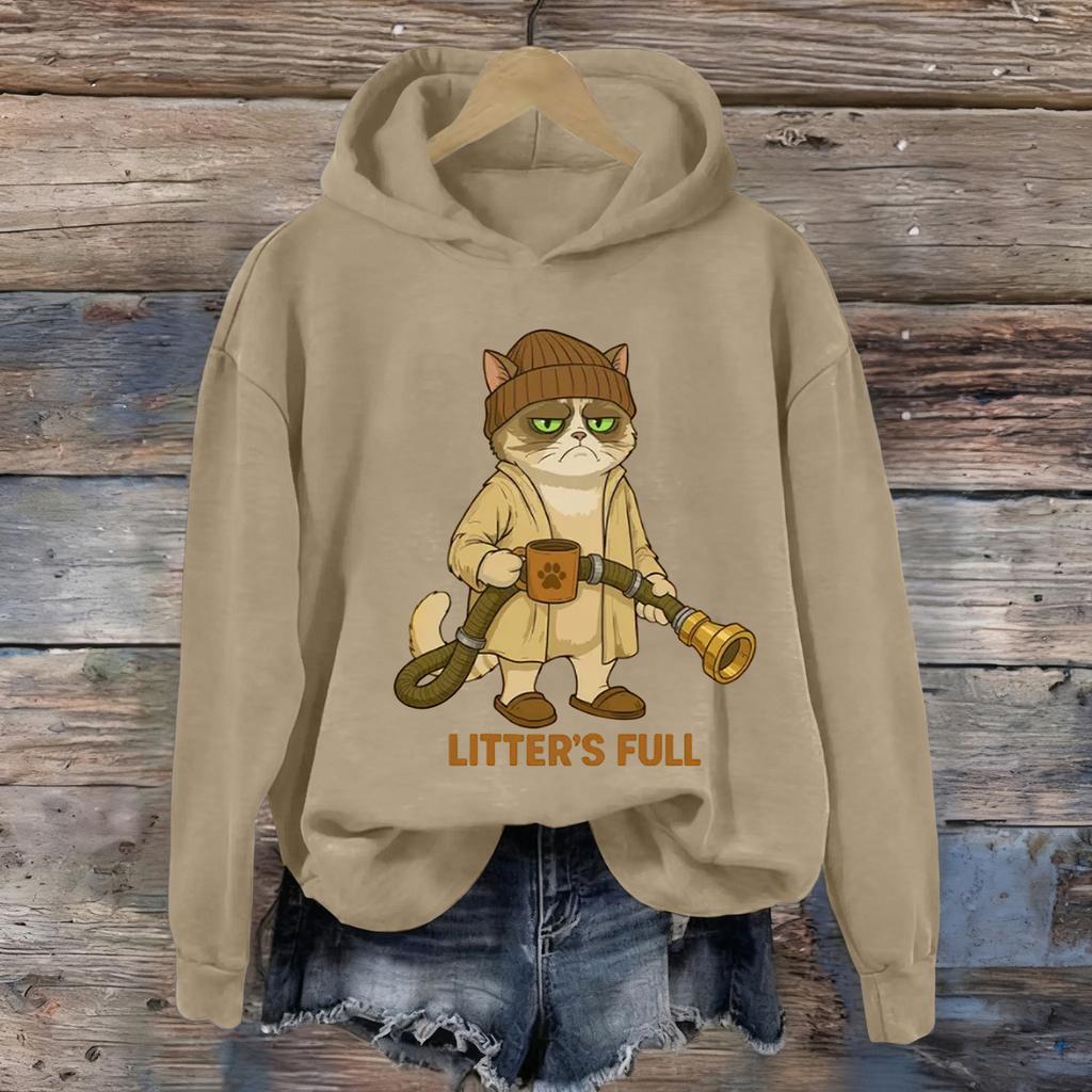 Women's Fashion Daily Versatile Casual Sweatshirts Long Sleeve Hooded Top Sweatshirts