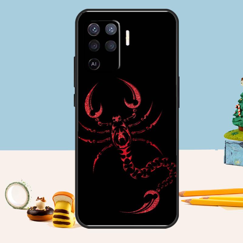 Scorpion For OPPO A98 A78 A58 A53 A54 A57 S A52 A72 A17 A77 A74 A94 A5 A9 A53 A15 A16 A76 A96 Case