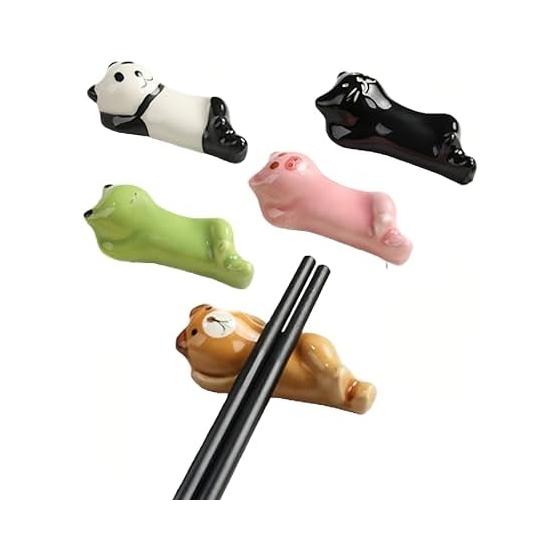 Ceramic Chopstick Rests, Cute Japanese Style Lucky Charms, Chopstick Holders, Brush Rests, Multi-purpose Ornaments, Tabletop Decor, Ideal Gift for