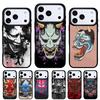 Oni Hannya Dämonenmaske Handyhülle für iPhone 17 Air 16e 15 14 13 Pro Max Rückabdeckung für 12 11 Pro Hülle