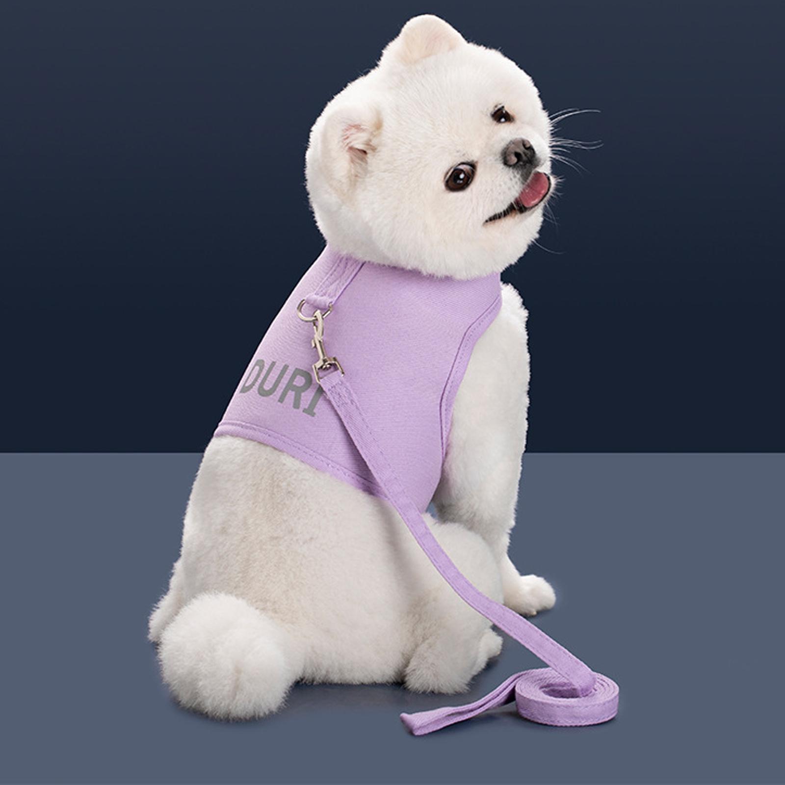 

Chest Back Leash Adjustable Length Pet Traction Dog Traction Rope Collar Belt Dropshipping Accessories XL фиолетовый