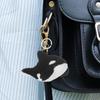 Hohopeti 2-Piece Killer Whale Keychain Plush Charm, Backpack Keychain for Wallet, Bag, or Key Decoration, Animal Purse, Shark, Whale Keychain, Whale