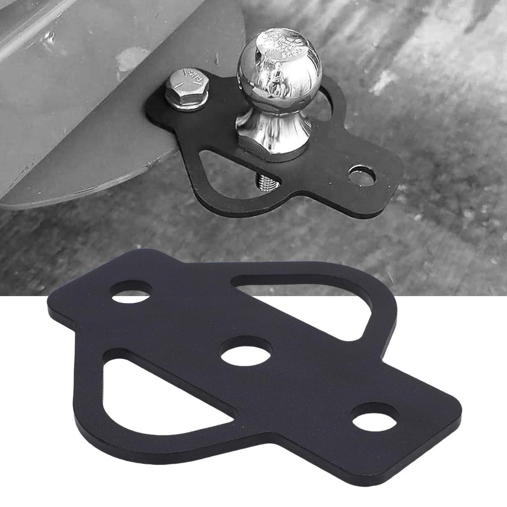 3 Way Trailer Hitch Adapter Steel High Strength 3 Way Hitch Attachment with Bolts for ATV Lawn Mower Yard Cart Garden Tractor