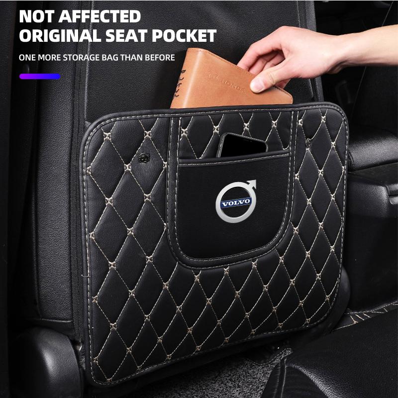 PU Leather Cover Auto Seat Cover Anti Kick Mat Pad Seat Cover For Volvo V60 XC60 XC90 S60 XC40 V40 S80 T6 V90 EX90 S90 V70