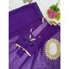 Ready to wear georgette mirror lace saree