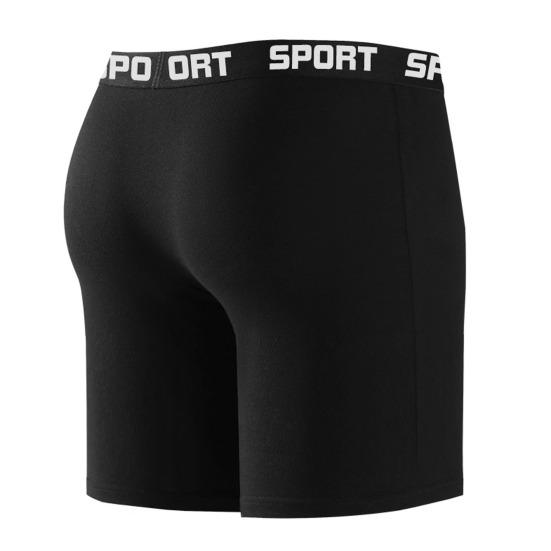 Pánské boxerky Slim Fit Patchwork Barva Potisk písmen Šortky Slipy Elastický design se středním pasem Hladké linie U-konvexní kalhotky