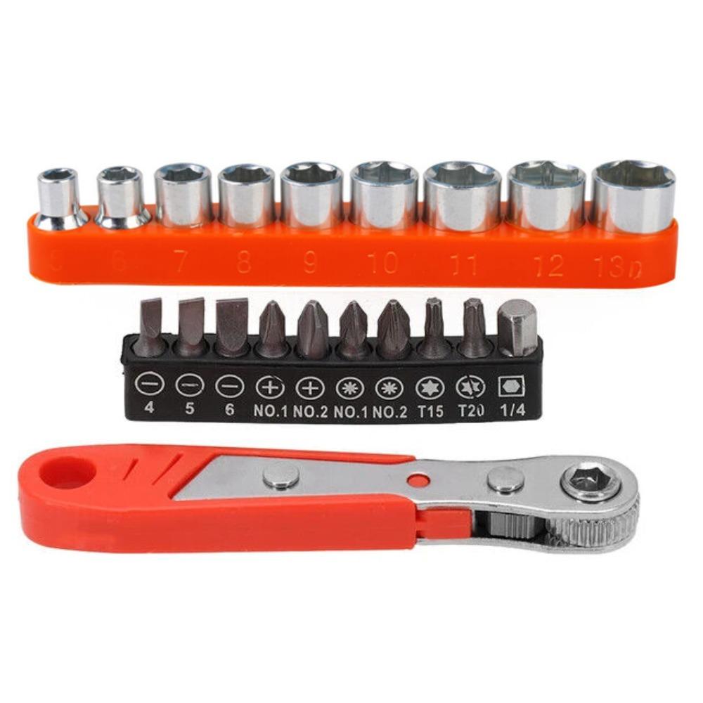 36-tooth Two-way Screwdriver Mini Right Angle Screwdriver New Ratchet Screwdriver  Home