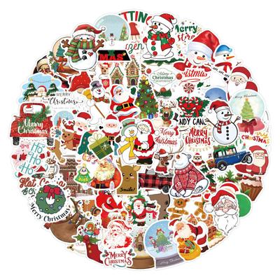 120 Weihnachts-Graffiti-Aufkleber: Wasserdichte Dekoration für Notizbücher, Gitarren, Skateboards & DIY-Projekte