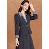 Kabei'er Elegant Commuter Faux Two-Piece Dress Suit