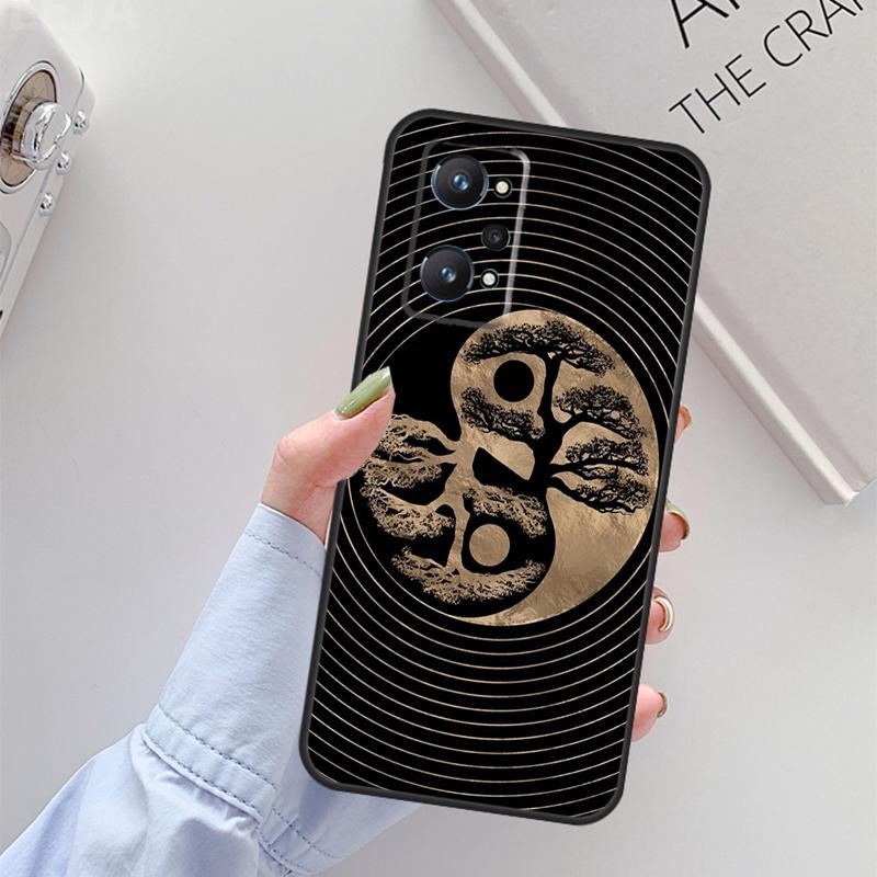Tree of Life Yin Yang For Realme C61 C75 C55 C51 C21Y C25S C67 C53 13 12 10 11 14 Pro Plus GT 6T 6 5 GT7 Pro Case