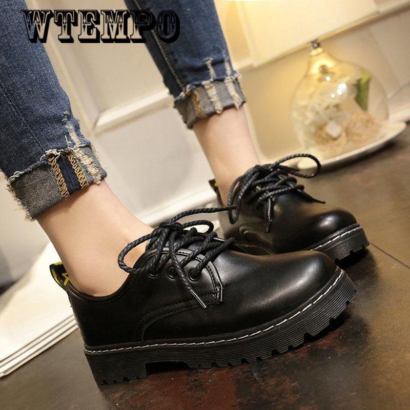 Split Leather Women Square Heel Flat Platform Shoes Woman lace-up Oxford Shoes for Women Split Leather Women Square Heel Flat Platform Shoes Woman lace-up Oxford Shoes for Women