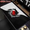 Großes Mauspadd Yinyang-Fische HD Schwarz Weiß Kirschblüte Computer Büro Tisch PC Gaming Rutschfest Japanisch Kawaii Schreibtischzubehör