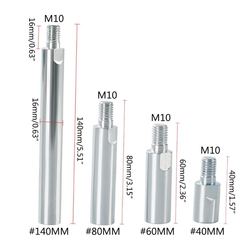 Angles Grinders Extension Connecting Rod 3/8" Thread Hole 40mm/60mm/80mm/140mm Extension Shafts Rotary Extension Shafts
