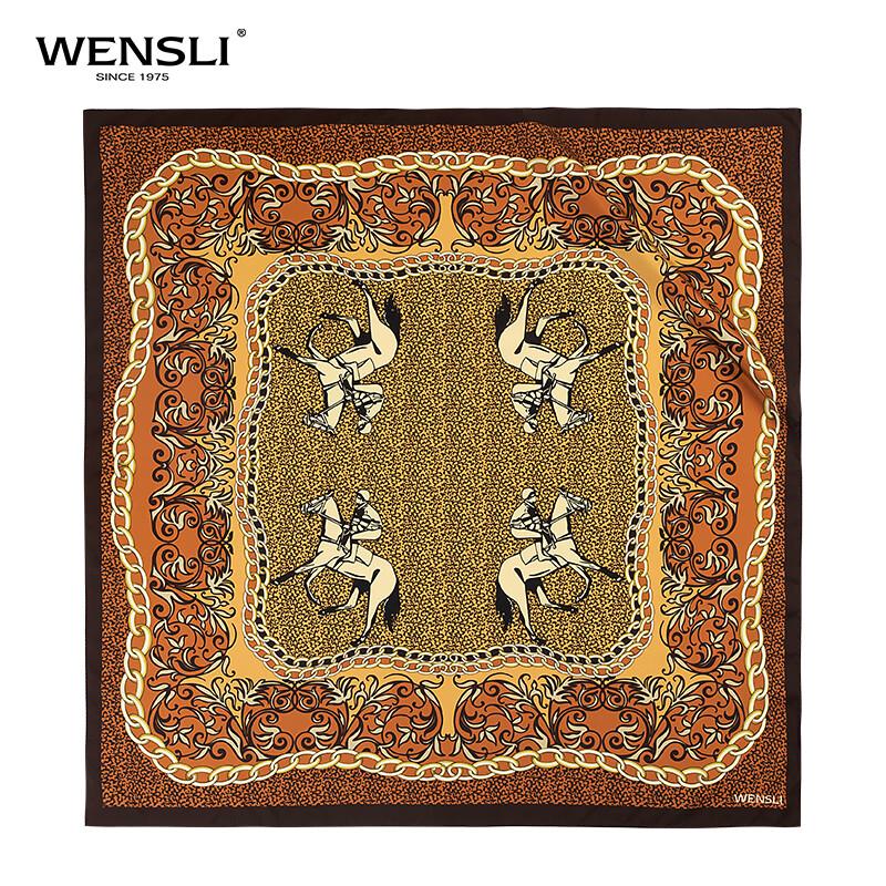 

WENSLI Jin Ge 100% Mulberry Silk Square Scarf