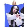 W-Wonhees-S Super Real Me  Warm Soft Blanket  Girls Boys Plush Throw Street Trend Outdoor Flannel Bedspread Sofa Bed Cover