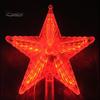 Hvězda na vánoční stromeček s LED světlem Kreativní tvar Plug-Play IP65 Vodotěsná zářící pěticípá hvězda Vánoční ozdoba na strom