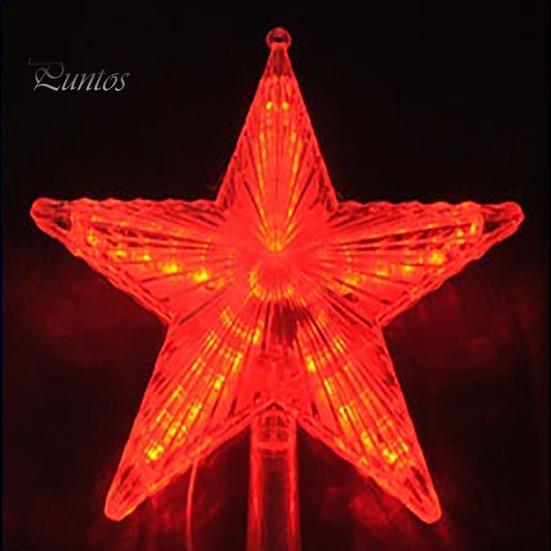 Hvězda na vánoční stromeček s LED světlem Kreativní tvar Plug-Play IP65 Vodotěsná zářící pěticípá hvězda Vánoční ozdoba na strom