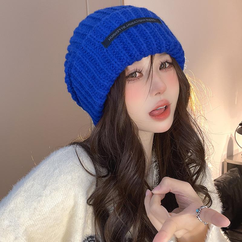 Ear Protection Warm and Cold Proof Knitted Hat  Large Head Circumference  Face Showing Small Wool Blended Japanese Cold Hat for Men