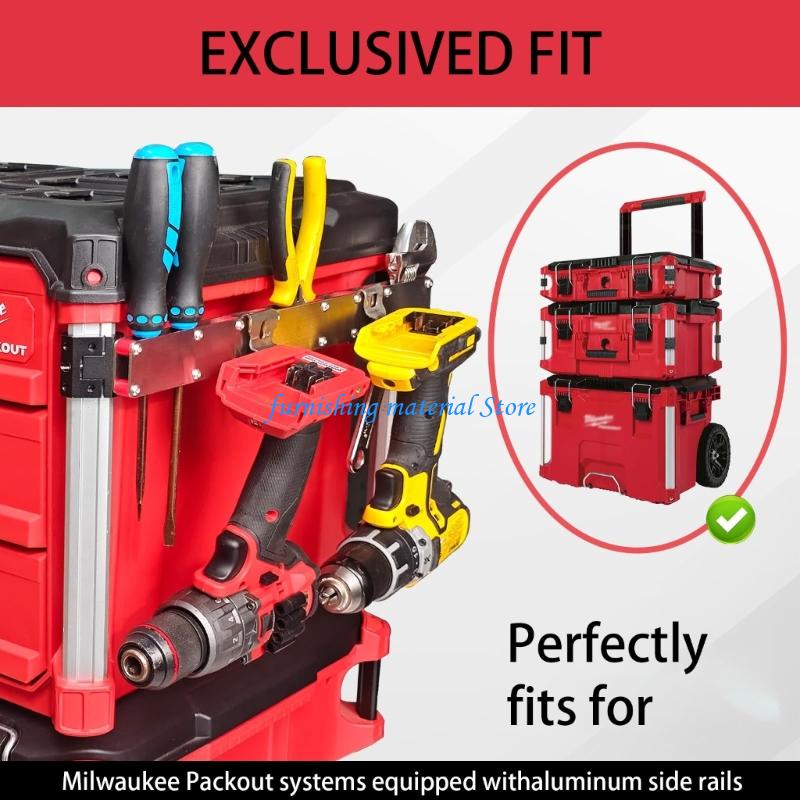 Y5GD Multifunctional Tool Organizers Accommodating Drill Wrenches Screwdrivers Clamp
