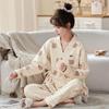 Shenbaolai Maternity Autumn/Winter Nursing Pajamas