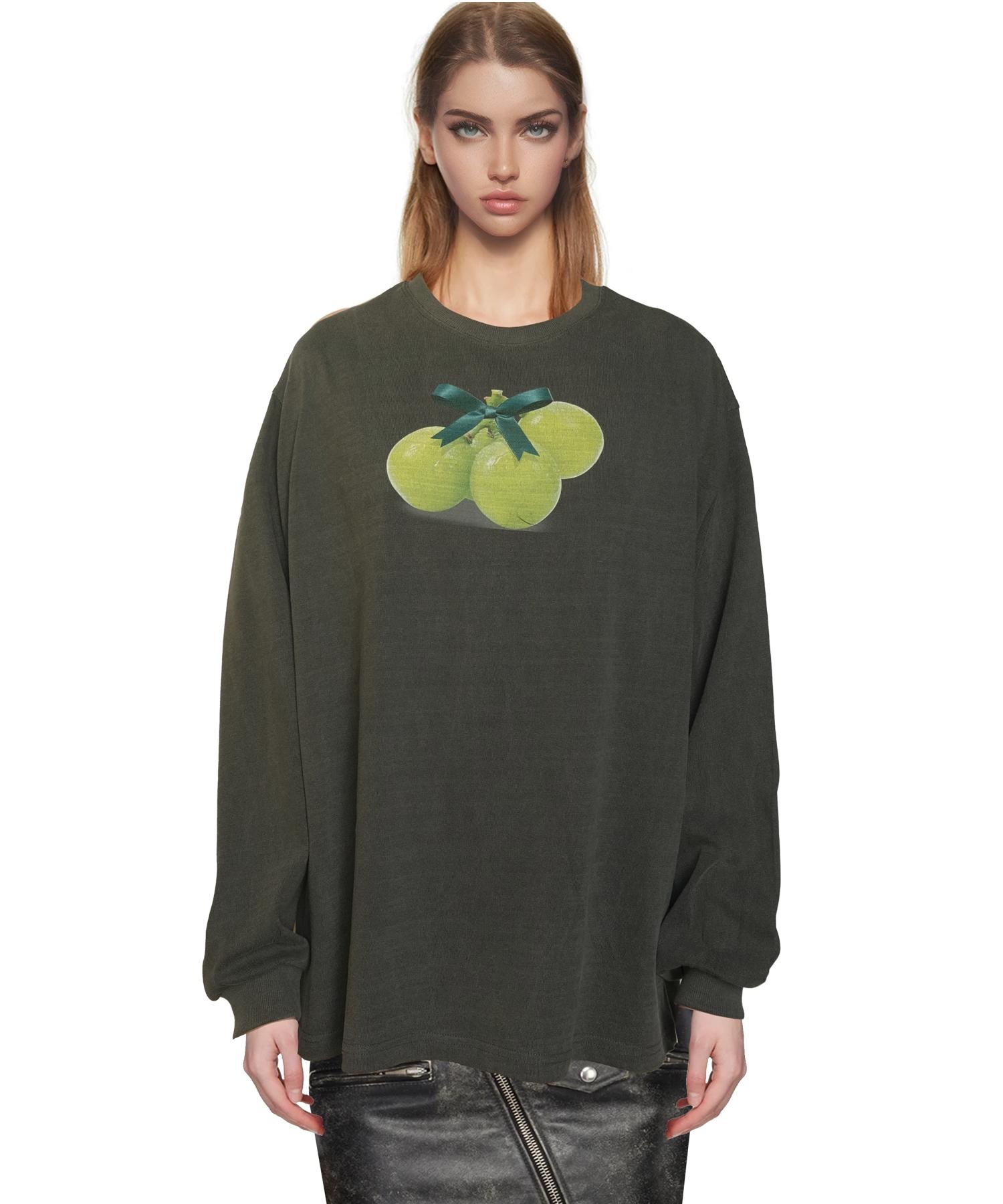 2113 Studio Ep.6 Long Sleeve T-Shirts Dark Gray Top No.11 (Shine Muscat) Dark Grey