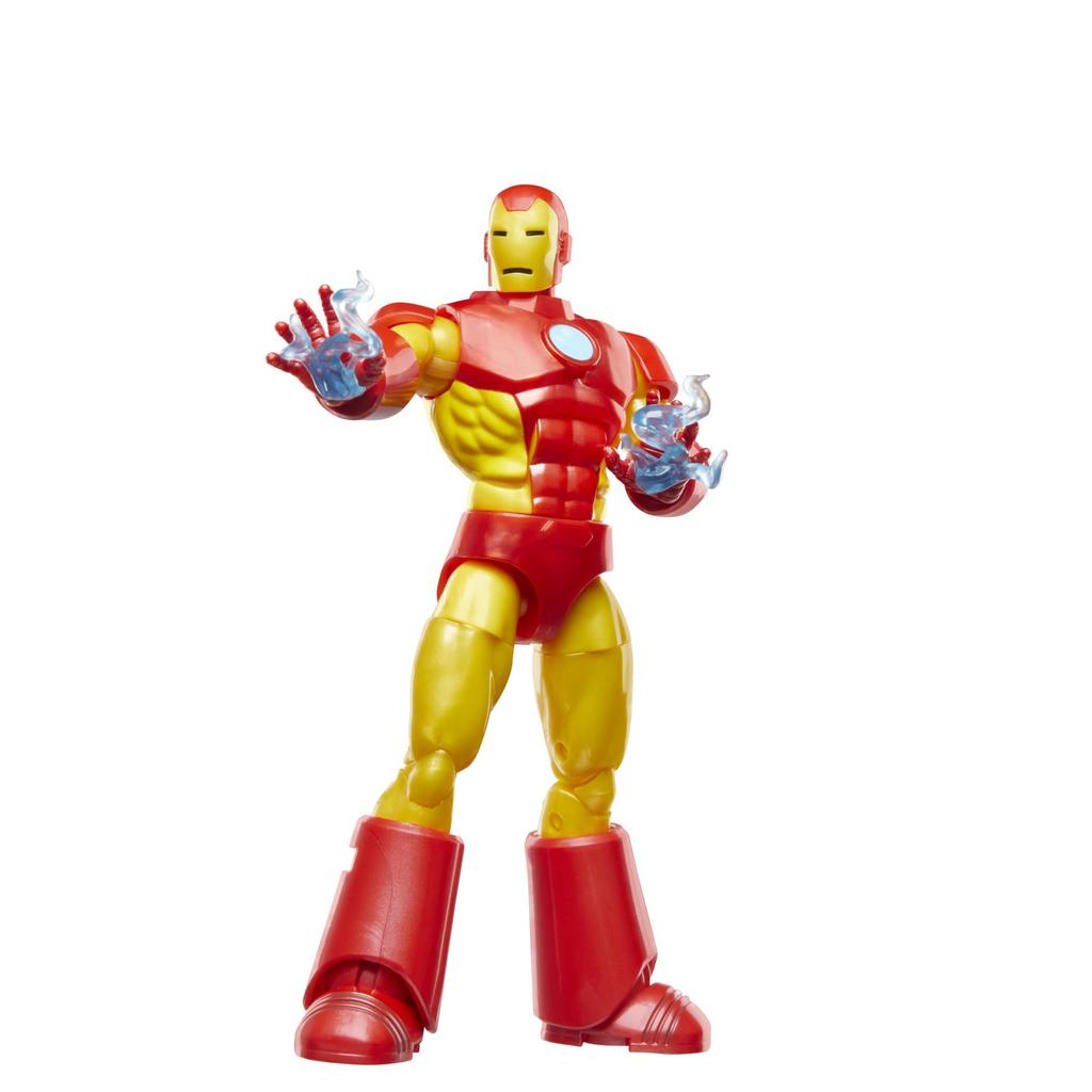 Hasbro Marvel Comics Iron Man (Model 09), Iron Man Comics Collectible 6-inch (15cm) Action Figure, Retro Design Blister Packaging, F9028, Authentic