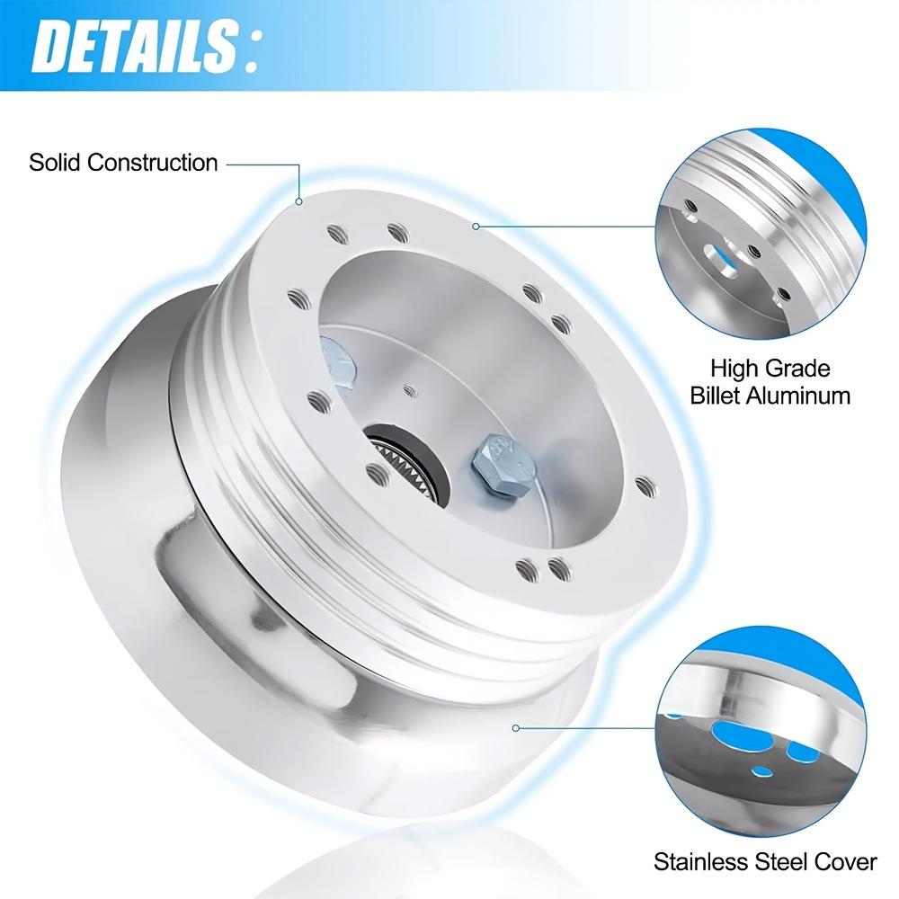 6-Hole Steering Wheel Hub Adapter B 61401