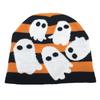 Jacquard Men'S And Women'S Cold-Proof Knitted Hats Women'S Autumn And Winter Warm Halloween Ghost Wool Hats