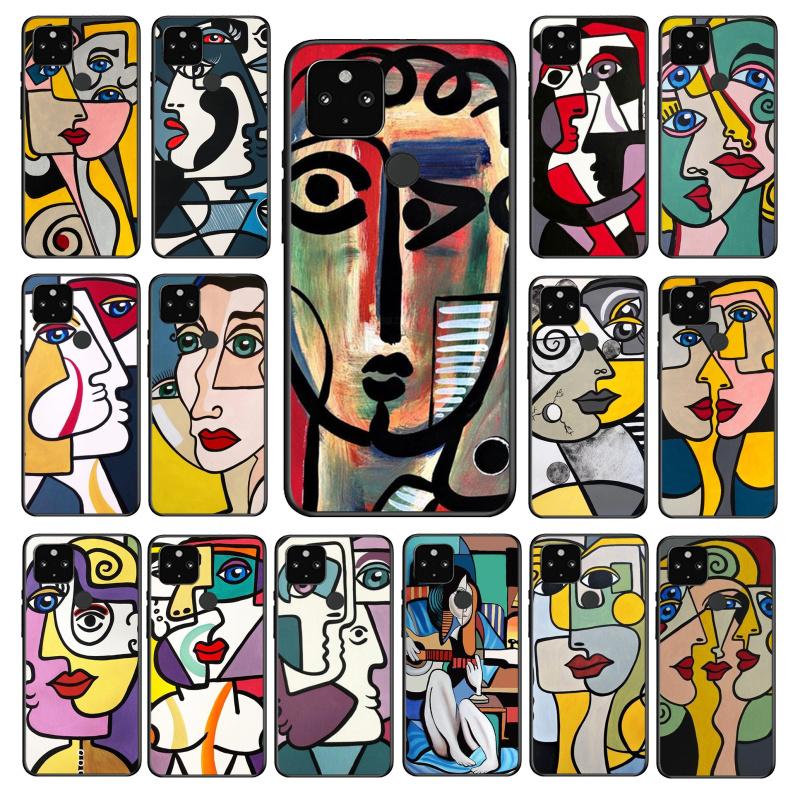 Picasso Abstract Art Painting Phone Case for Google Pixel 10 9 Pro XL 9A 8 7 6 Pro Pixel 8A 7A 6A Pixel 8 7 6 5
