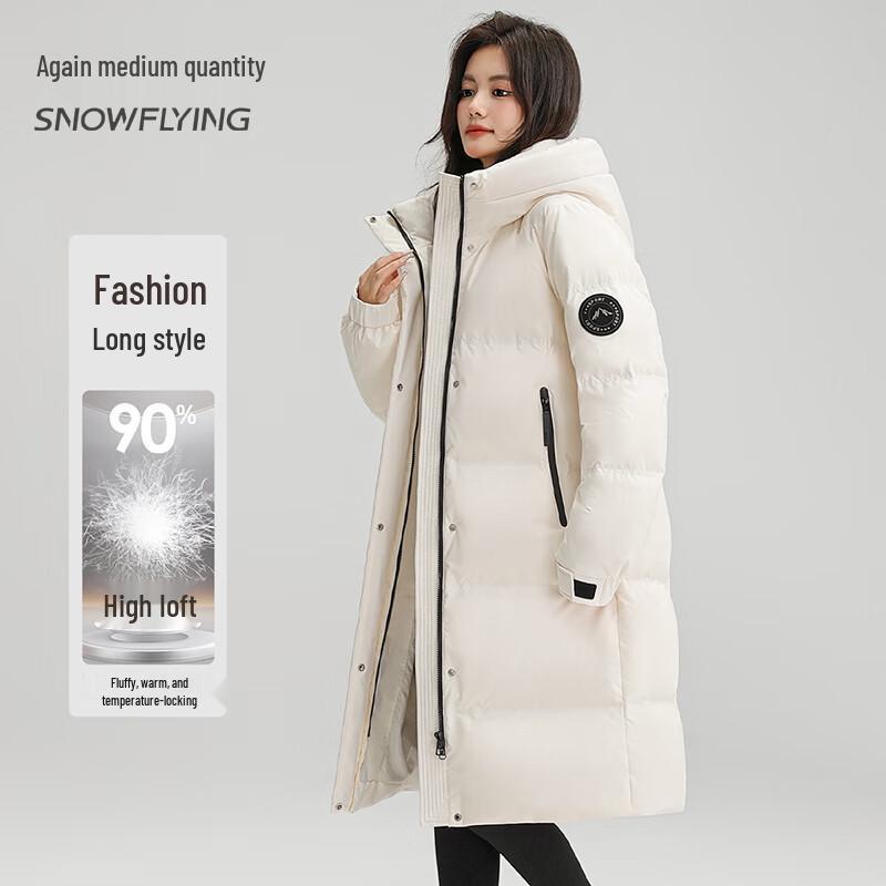 SNOWFLYING Unisex Hooded Duck Down Jacket