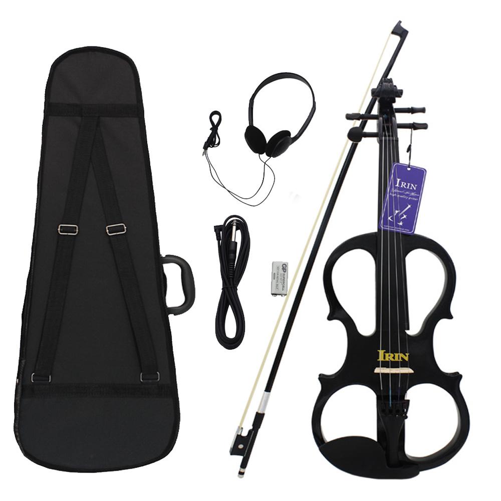 

IRIN AU-03 Electric Smart Violin 4/4 Size Set Pro Silent Electric Violin with Case Headphones Cables Violin Kit for Beginner