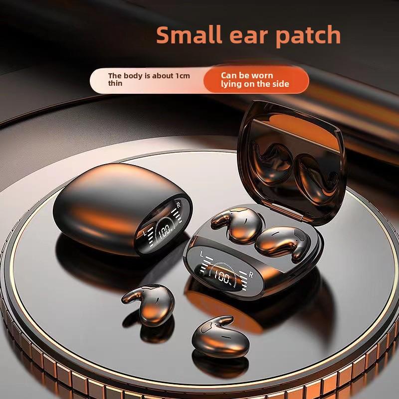 MD528 Bluetooth Headset: TWS Dual-Ear Comfortable On-Ear Style for Sleeping, Long Battery Life.
