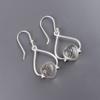 Black Rutile Gemstone 925 Sterling Silver Designer Jewelry Earrings For Wedding EE-33-24