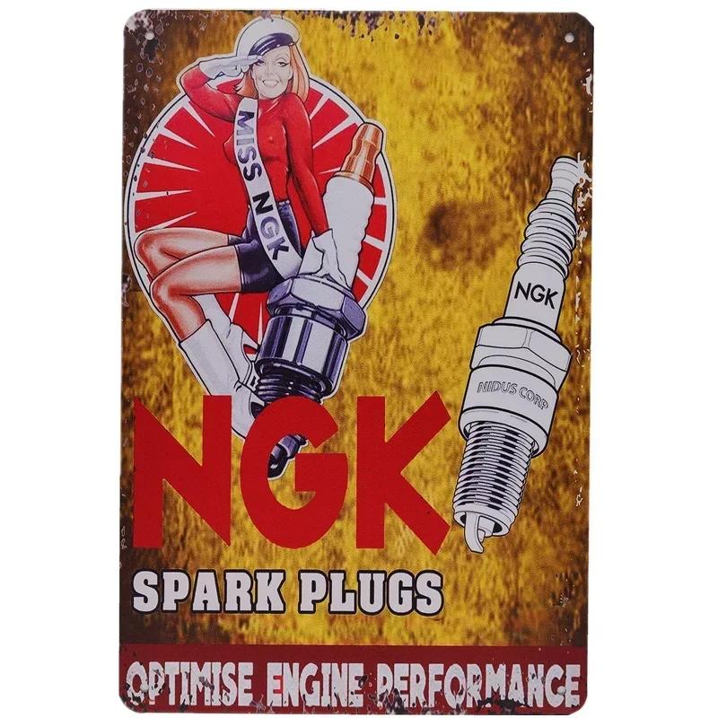 Pin Up Girl Metal Tin Signs Vintage Wall Art Painting Bar Pub Cafe Shop Home Decor Sexy Lady Poster Plate Plaque