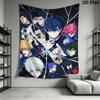 BlueLock Wall Tapestry Aesthetic Wall Hanging Printed Fabric Blanket Decorative Tapestries for Bedroom Living Room Home Decor