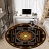 1PC Sacred Geometry Symbol Chair Carpet for Office Non-Slip, Lightweight, Machine Washable Rug for Office, Sleeping, Room - Holiday Decoryy251009028