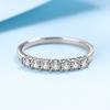 Moissnaite Ring for Women S925 Sterling Silver Wedding Sparkling Certificated Lab Diamond Finger Rings Jewelry